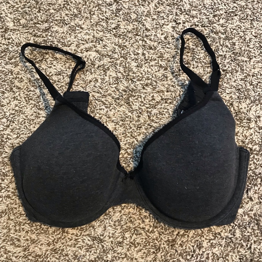 ❗️3 HR PRICE DROP AERIE Charcoal Lightly lined bra